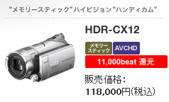 HDR-CX12