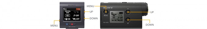 アクションカム「HDR-AS50R」「HDR-AS50」新しいメニュー画面