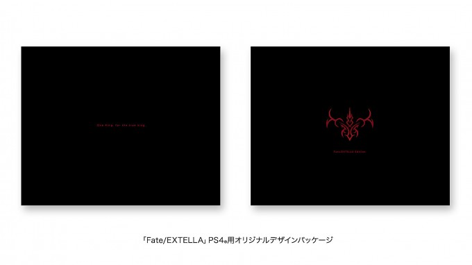 PS4「Fate/EXTELLA」PS4用オリジナルデザインパッケージ